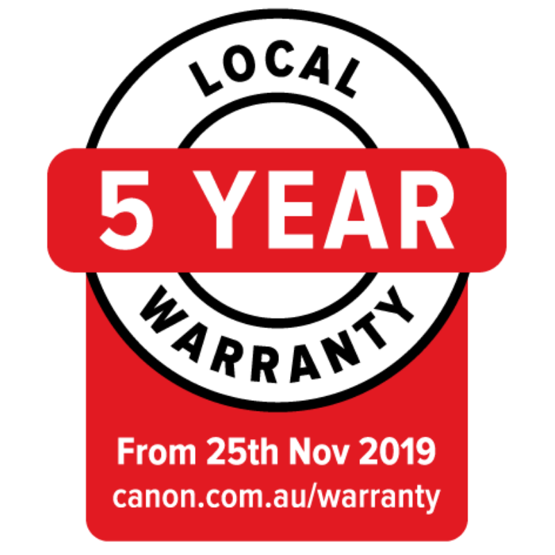 Canon 5 Year Warranty